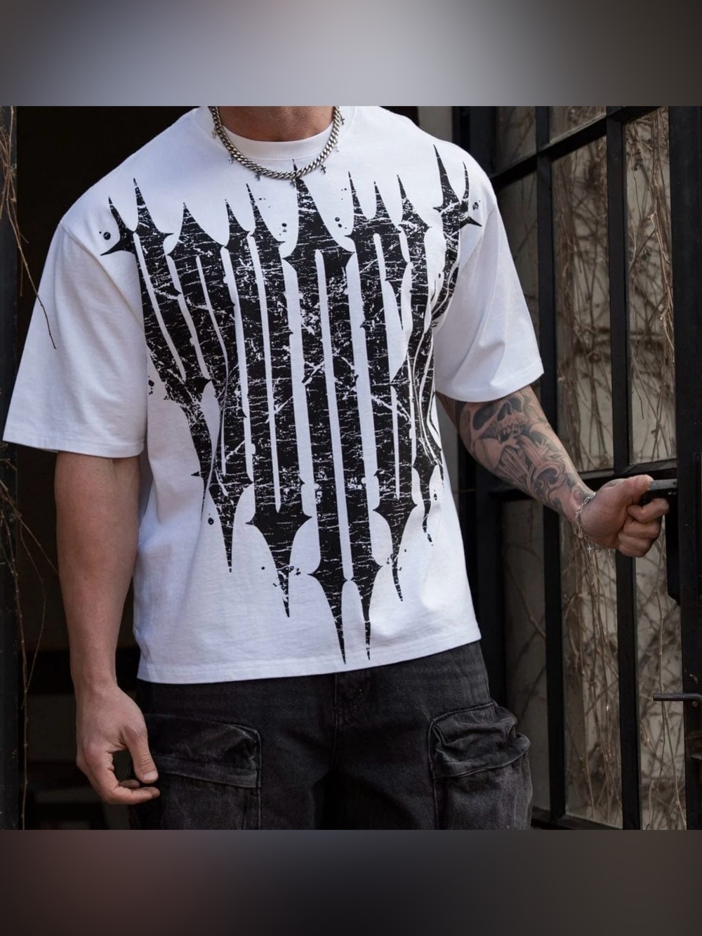 NEW! YoungLA  Tee Abstract Print - Men Medium